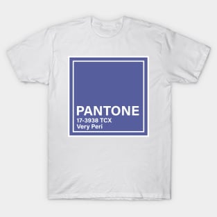 pantone 17-3938 TCX Very Peri, year 2022 T-Shirt